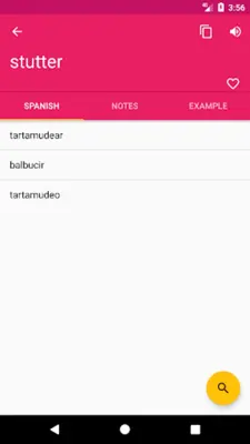 Spanish English Dictionary android App screenshot 4